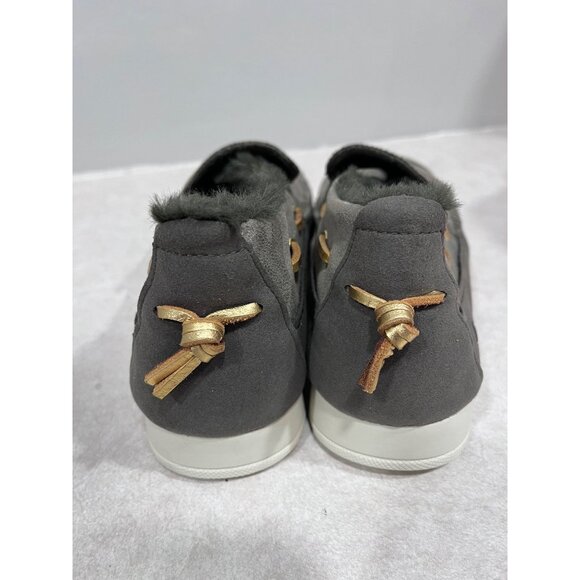 Sperry Womens Moccasin-Style Camo Boat Shoes With Faux Fur‎ Lining Size 7.5 - Picture 3 of 11